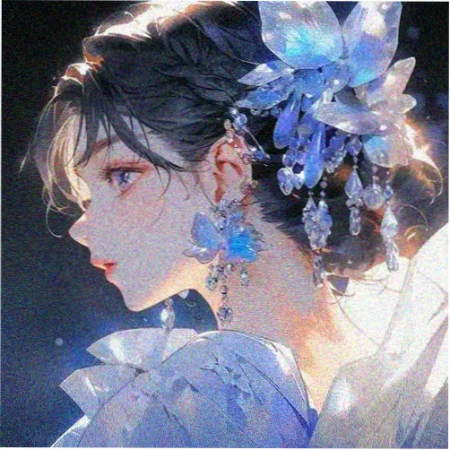 观众头像：橘色航海帽造型